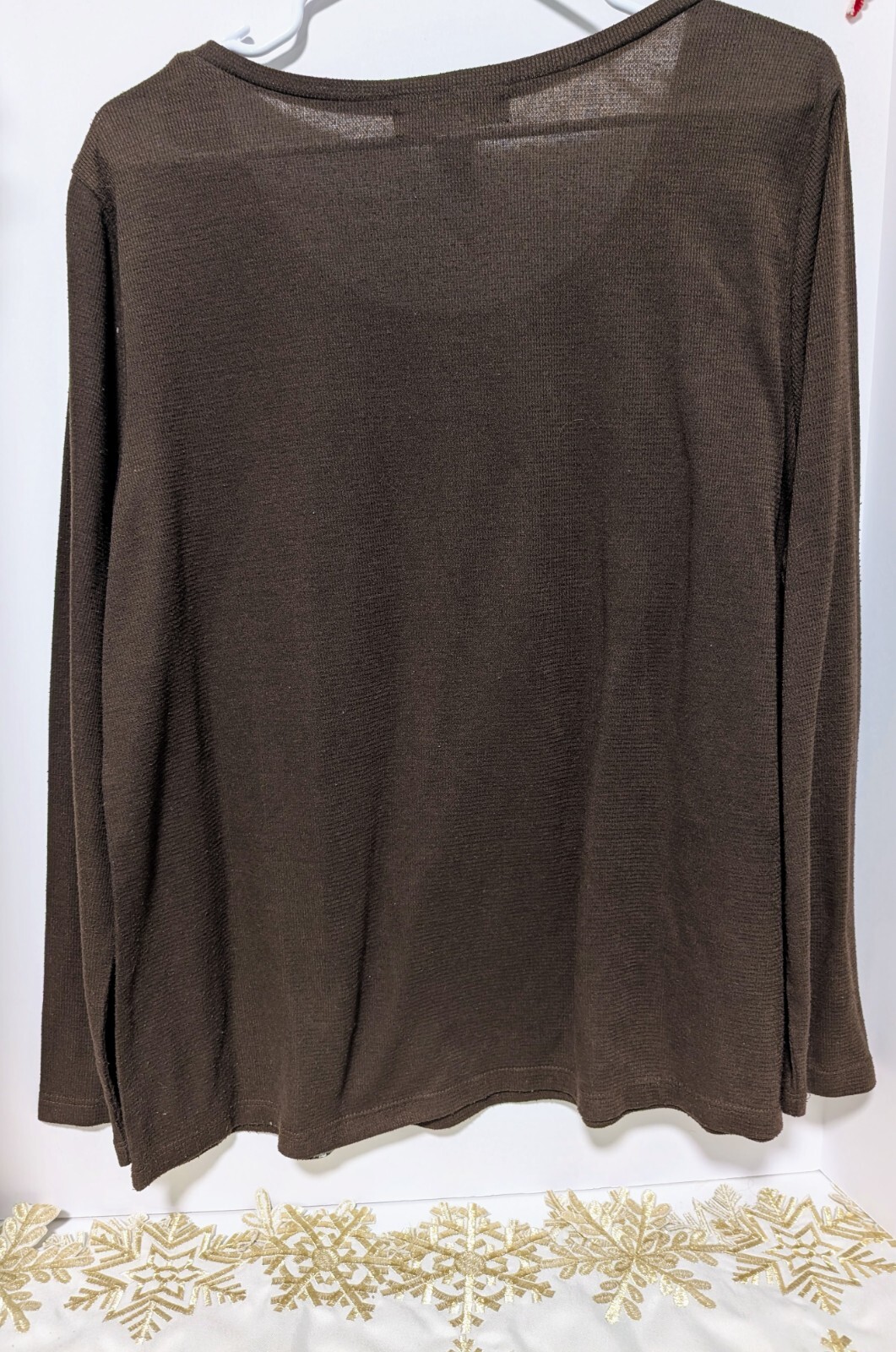 Appropriate Behavior 100% Polyester Chocolate Abs… - image 3