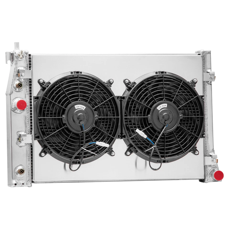 3 ROW Radiator+Shroud Fan For 1997-2004 Chevrolet Corvette 2-Door C5 ,5.7L V8 Foto 3 de 4