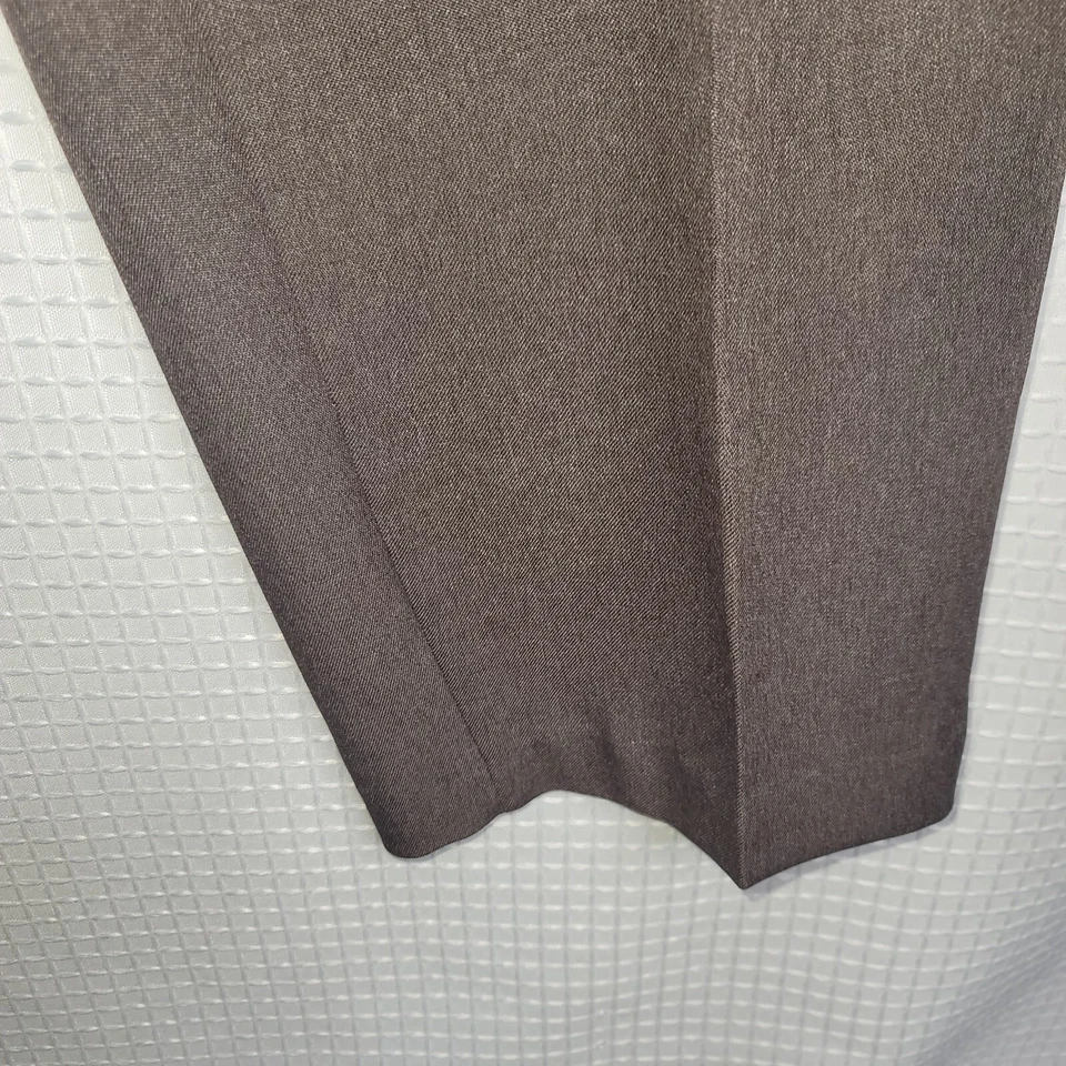 Pantalones de vestir Botany 500 marrón para hombre 52-M cintura elástica y bolsillos Foto 3 de 4