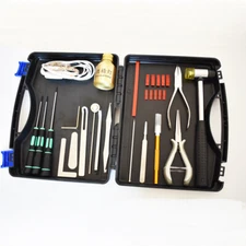 Saxophone Repair Tool Kit Parts- Pads Changing Set w/Hard Case Fast Ship 29pcs