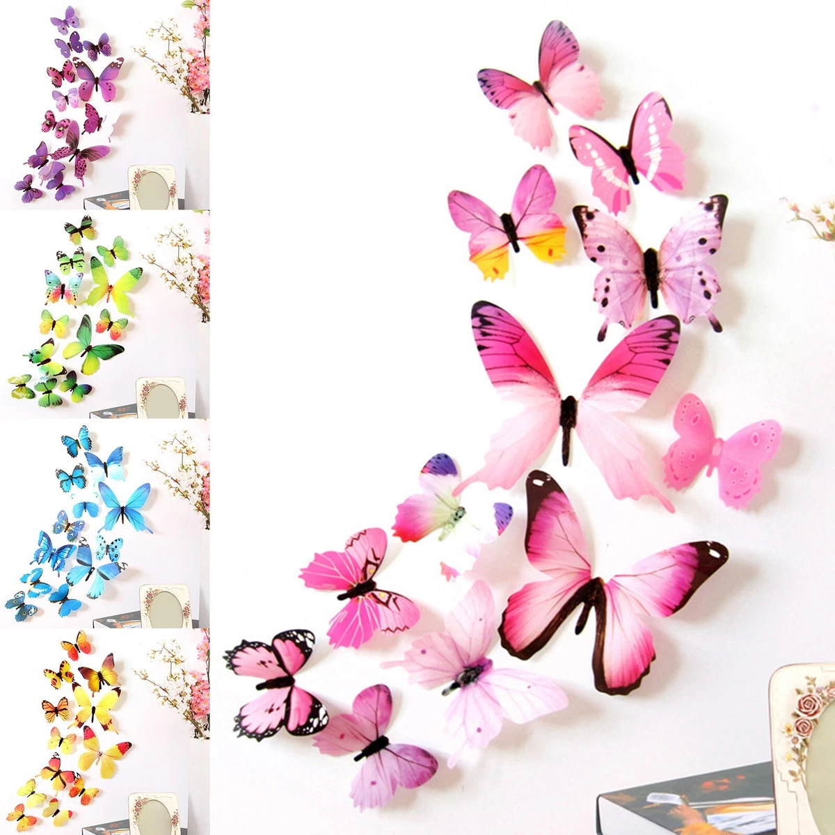 3d butterfly outlet stickers for walls