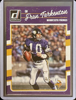 Fran Tarkenton - 2016 Donruss Football #178