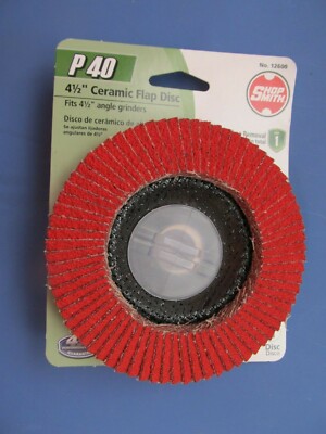 Shop Smith 4.5'' Ceramic Flap Disc 60 Grit.  Coarse  #12601   NEW