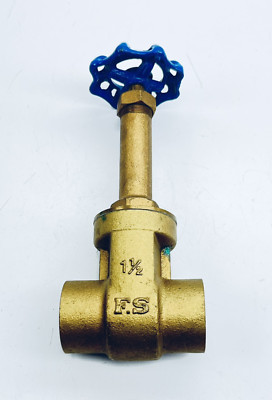 FNW 1222 RISING STEM GATE VALVE 1-1/2'' SOLDER ENDS 200-WOG DRONZE FNW1222J