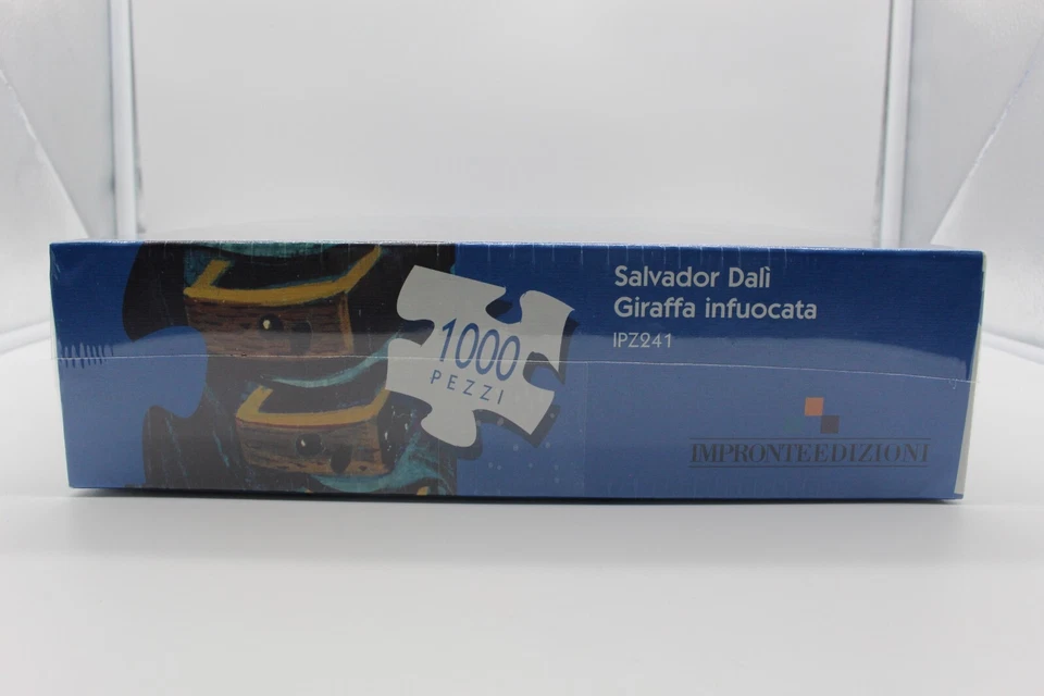 Puzzle Giraffa Infuocata di Salvador Da,1000 pezzi, 68x48 cm, Impronteedizioni - Immagine 2 di 2