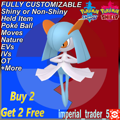 Pokémon Sword and Shield   Shiny Kirlia   W/ Best 6IV Customizable