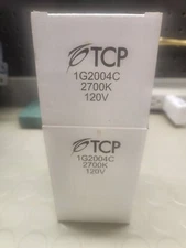 TCP 1G2004 2700k 120v Compact Fluorescent Globe Lamp Light Bulb