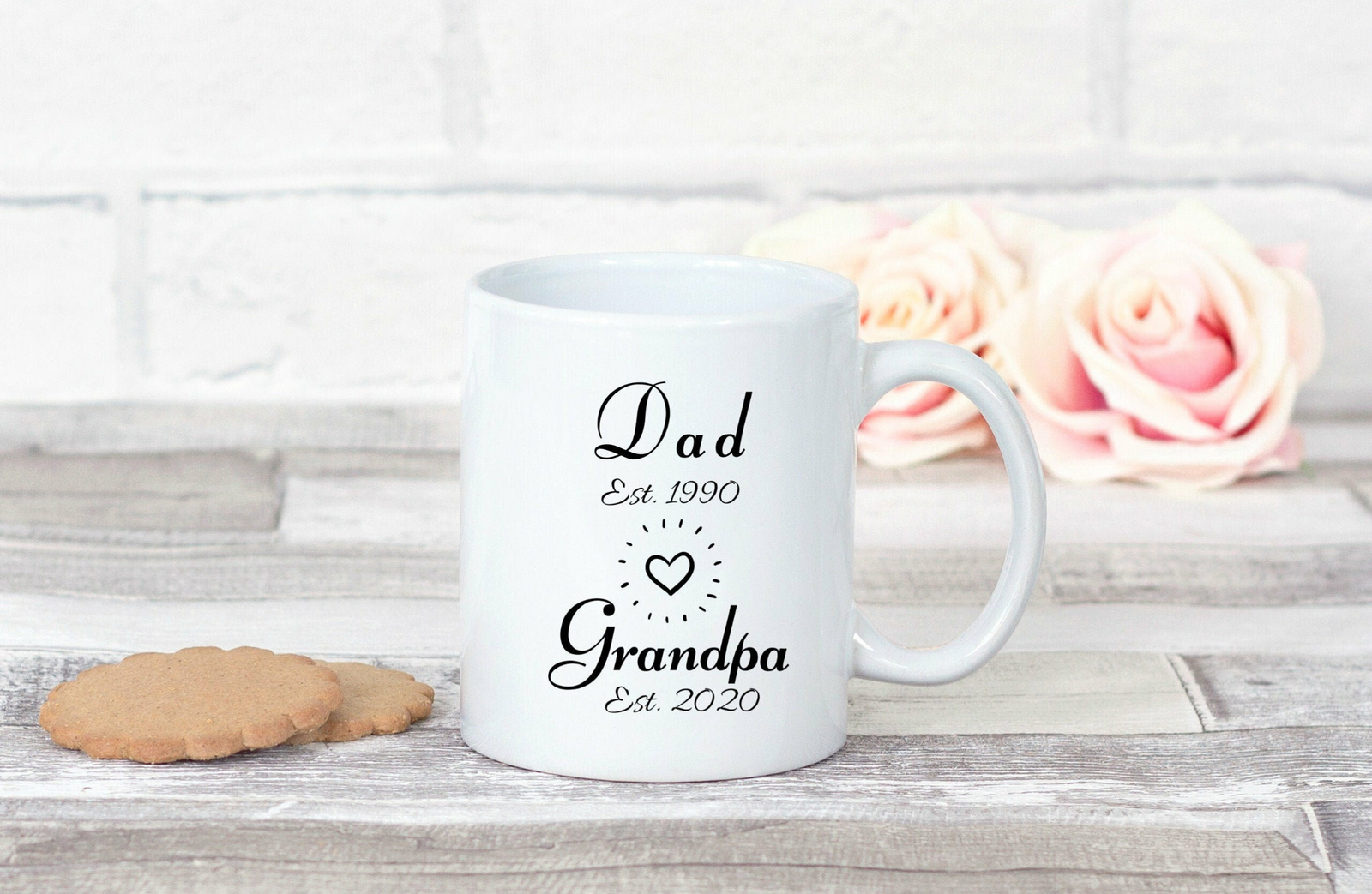 Personalized Grandpa Mug Custom Gift For Grandad Grandparents Coffee Mug