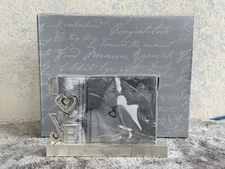 NIB Things Remembered Love Bling Float Photo Frame