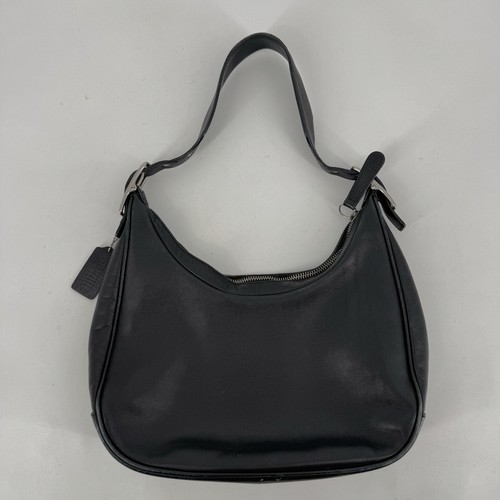Coach purse womens black zoe legacy vintage 80s 90s classic 9342 timeless hobo