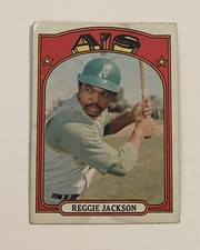 1972 Topps Reggie Jackson Oakland Athletics #435