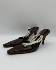 CELINE brown high heels, size: 36.5.