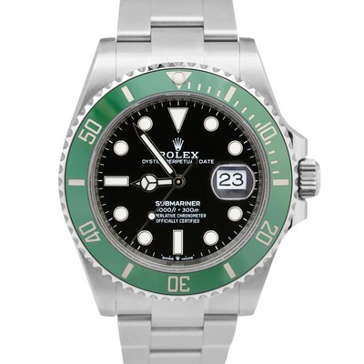 NEW 2024 PAPERS Rolex Submariner 41 Date Green KERMIT Steel 41mm 126610 LV BOX