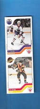 1983-84 Mark Messier / Stan Smyl NHL Vachon '83 #36 / #116 NM Panel Uncut