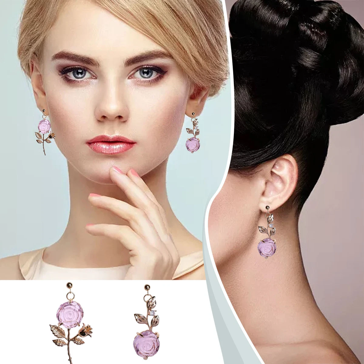 Clear plastic earrings store for sports