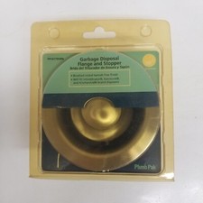 PlumbPak PP5417DSBN Garbage Disposal Flange  Stopper, Brushed Nickel, New