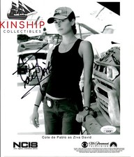 Cote de Pablo signed 8x10 Promo Photo JSA NCIS Hot Sexy Actress Full Auto B850
