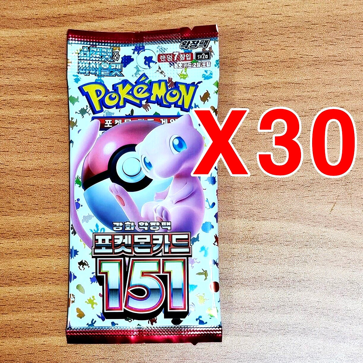 EXPRESS 30+7 PACKS 151+Random Pokemon TCG Cards Booster Factory