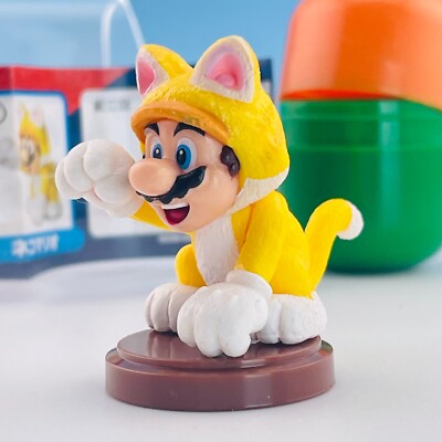 Super Mario 3D World Fury Cat Mario Choco Egg Figur Nintendo Mini Figur Japan