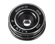 ✅  Industar- 69 Soviet macro lens 28 mm f 2,8 Mount M39 