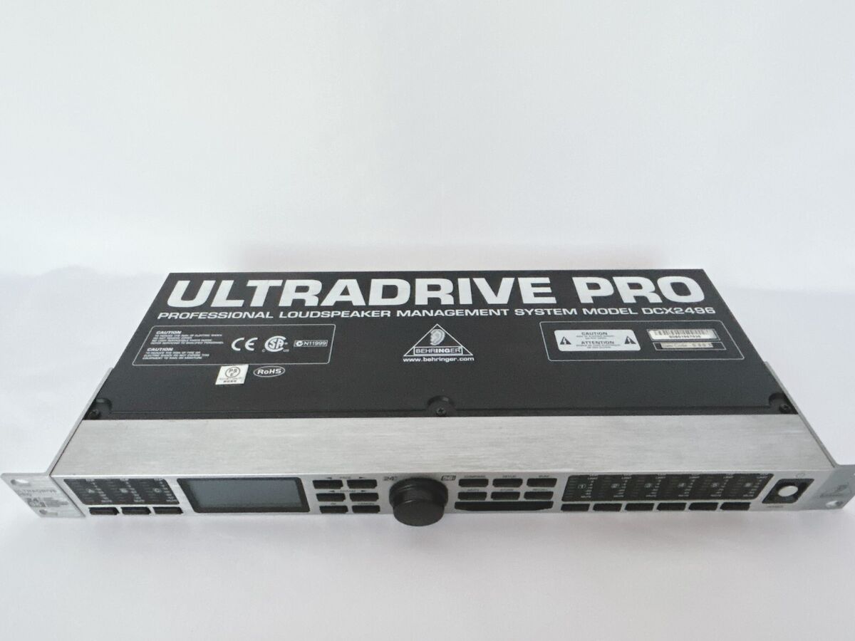 Behringer DCX2496 Ultra-Drive Loudspeaker Management System Behringer DCX2496 Ultra-Drive Loudspeaker Management System