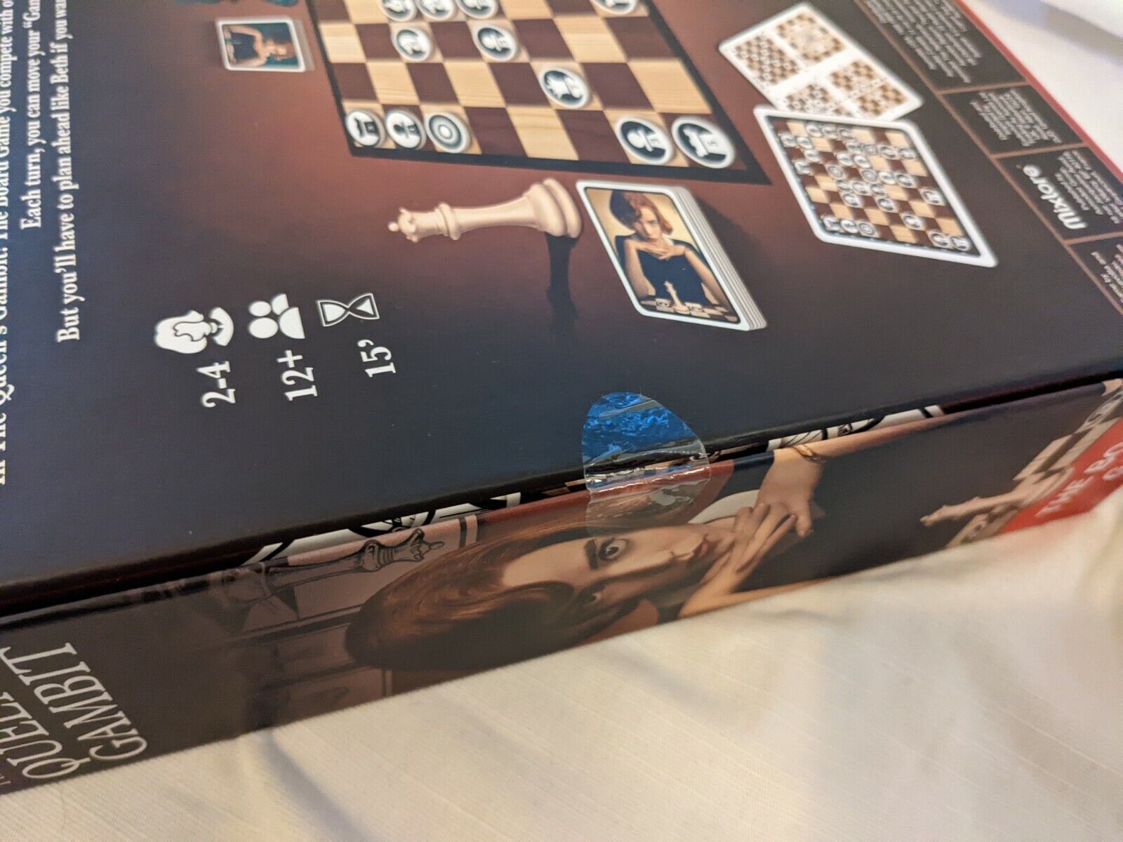  Mixlore The Queen's Gambit The Board Game, Strategy Game Based  on The Hit Netflix Series, Fun Game for Adults and Teens, Ages 12 and Up, 2-4 Players