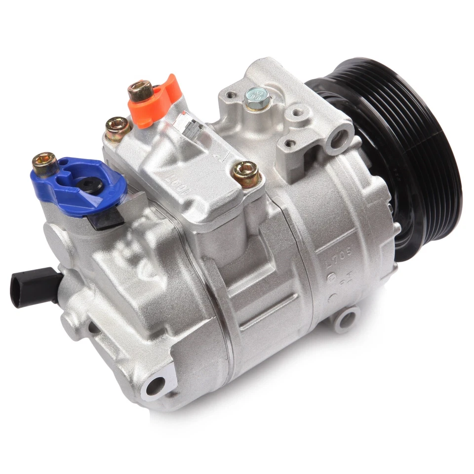 Compresor de aire acondicionado apto para Volkswagen Jetta Passat 2007-2014 Audi A3 2,0 L Foto 3 de 4