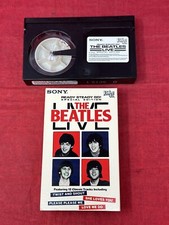 1985 The Beatles Live on a SONY BETA Tape Betamax