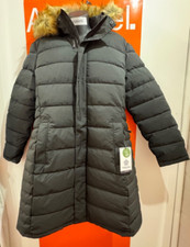 Tog 24 Long Black Insulated Coat, Size 16, New With Tag, Rrp £100, B132