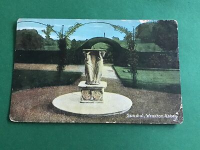 G.B. Sonnenuhr Wroxton Abbey Vintage Postkarte R45190