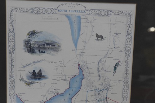 Antique Map of Part of South Australia by John Tallis c1851 - Reproduction - Picture 4 of 21