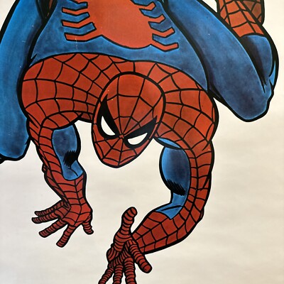 Vintage Amazing Spiderman Poster 1974 Original Not Reproduction