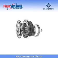 For 1989 Chevrolet R2500 5.7L V8 A/C Compressor Clutch 4 Seasons