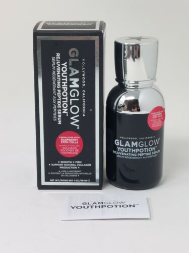New GLAMGLOW Youth Potion Rejuvenating Peptide Serum 1oz 30ml FULL SIZE - Picture 1 of 3
