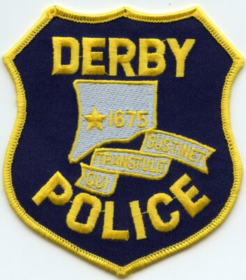 DERBY CONNECTICUT CT Yellow Border POLICE PATCH | eBay