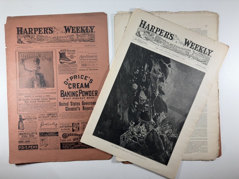 Harper’s Weekly-1889-Philly Buildings-Adm. Porter-Richmond Hunt&Ball-Odd Jobs NY