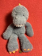 13" Aurora 2021 gray orange Dinosaur Alligator plush stuffed floppy legs