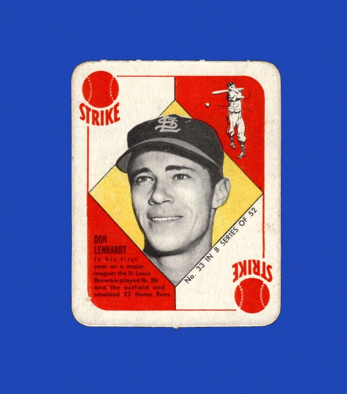 1951 Topps Blue Backs Set-Break # 33 Don Lenhardt RC EX-EXMINT *GMCARDS*