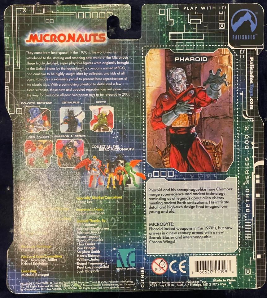 RARO VINTAGE 2002 PALISADES BLUE PHAROID SERIE 1 COMPLETO SIN USAR, EN CAJA Foto 3 de 4