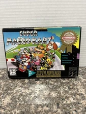Super Mario Kart Nintendo SNES 1992 Complete in Box (CIB) with Manual