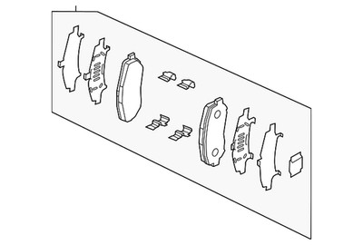 Genuine Mazda Brake Pads Front G4YA-33-28ZB