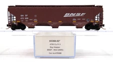 InterMountain 65368-02 N Scale BNSF 4750 Cu. Ft. 3-Bay Covered Hopper #470308 LN