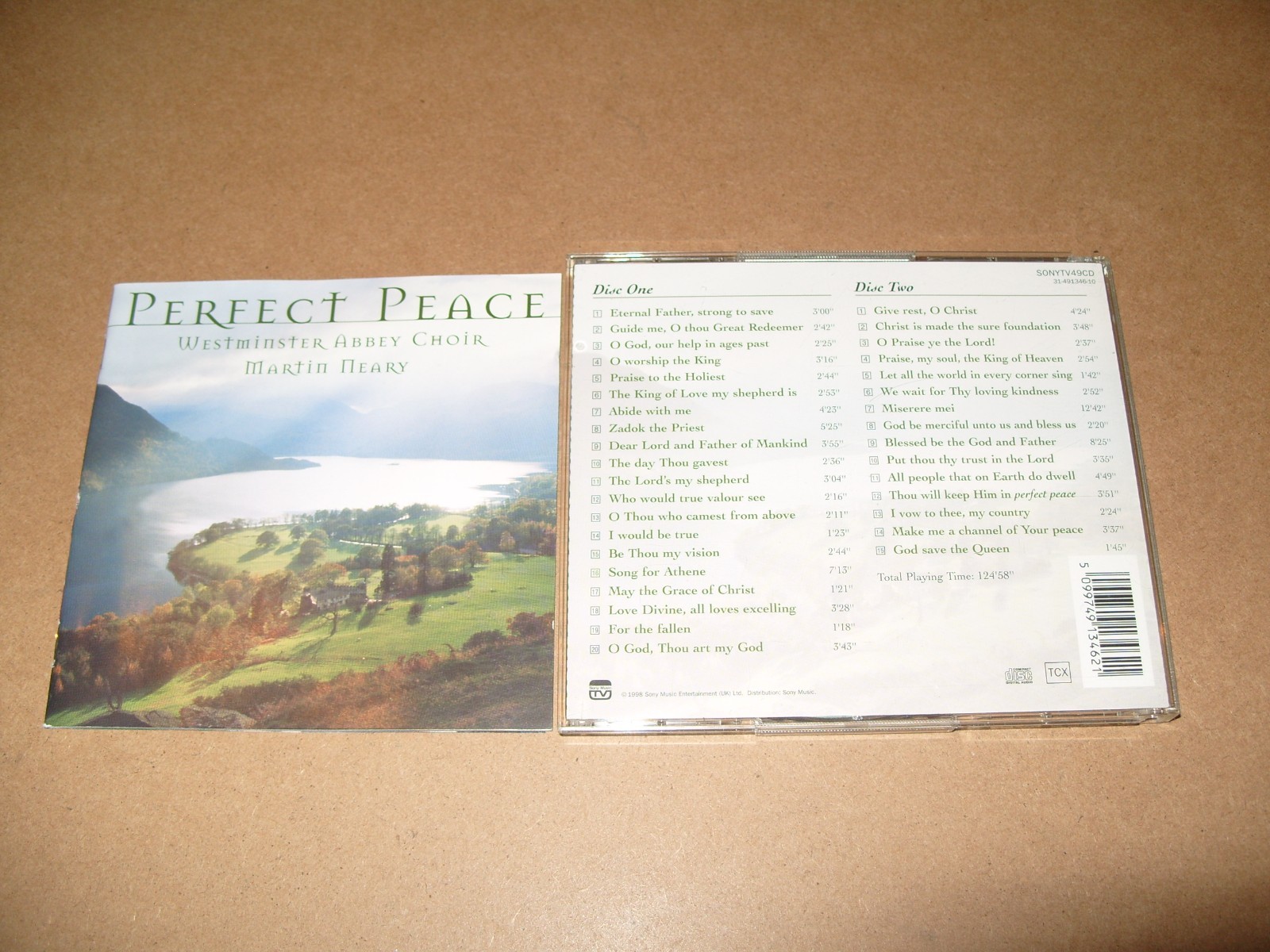 Westminster Abbey Choir, Martin Neary –Perfect Peace 2 CD EXCELLENT/IMLAYS VG+