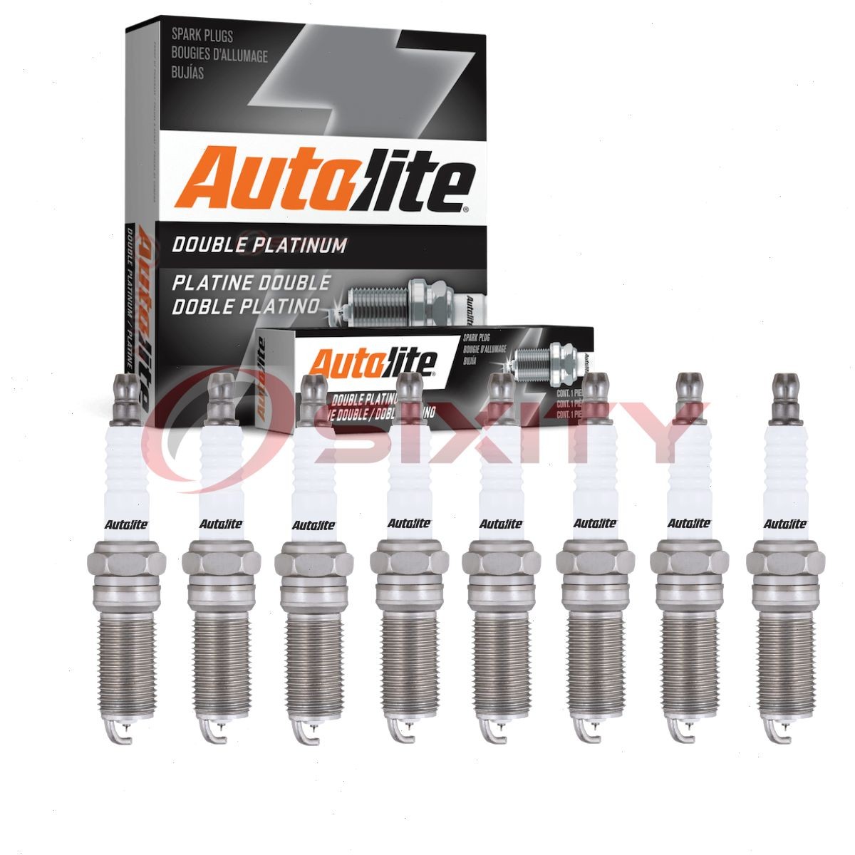 8 pc Autolite Double Platinum APP5363 Spark Plugs for AYFS32YR-9 90607 zj