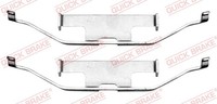 Quick Brake ZubehöRsatz Scheibenbremsbelag 109-1682 FüR Multivan T5 Vw Bus 7HB