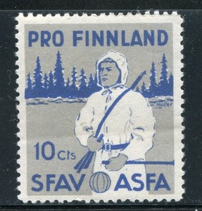 Finland  PRO FINNLAND SFAV ASFA 10 cts MNH
