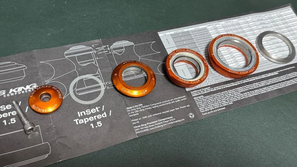 CHRIS KING Inset Tapered 1.5 Mango - Image 3 of 4