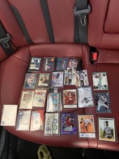 Baseball And Football Binder Collection Autographs And Patch Cards All Rare