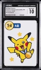 2025 POKEMON TARUKA 1ST PLACE-ROUND 2 PIKACHU CGC 10 GEM MINT
