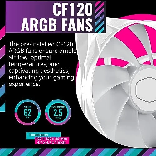 Cooler Master Td500 Mesh V2 White Mid Tower Case With Argb Fans And Usb Type C" - Image 3 of 4